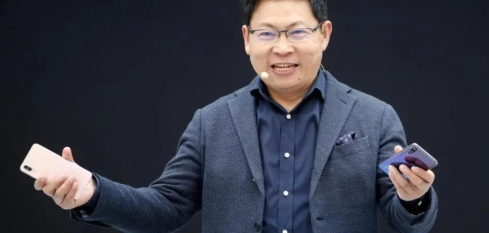 huawei presents its new smartphone models at le grand palais in paris