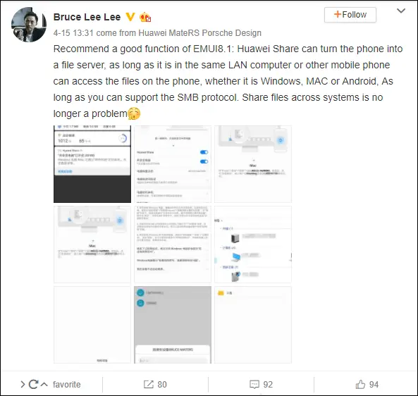huawei share 2