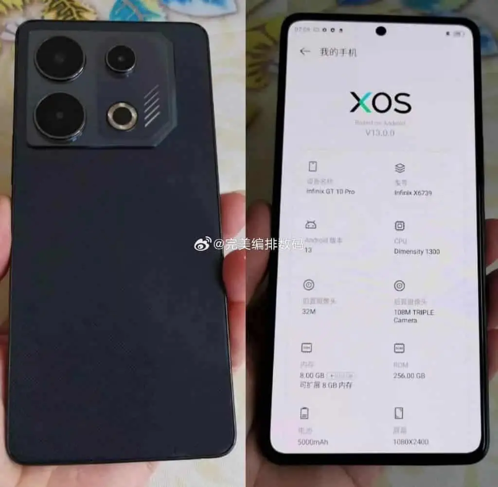 infinix gt 10 pro specs