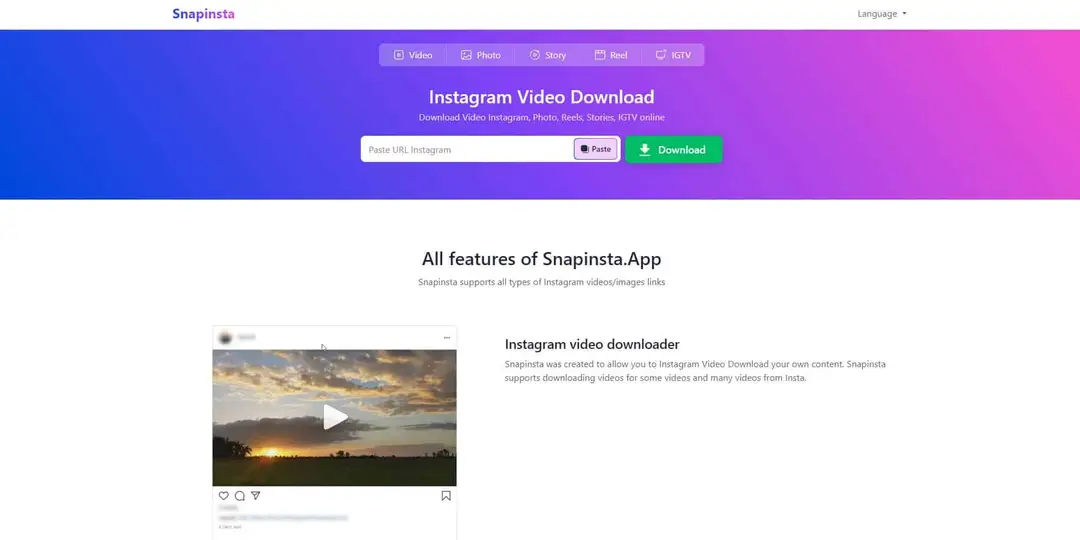 instagram video downloader