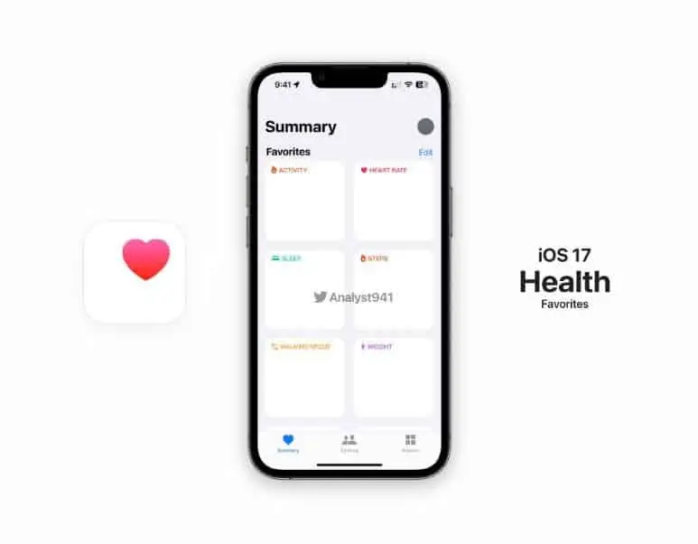 ios 17 health app