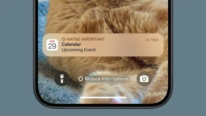 ios 18 1 focus reduce interrupti