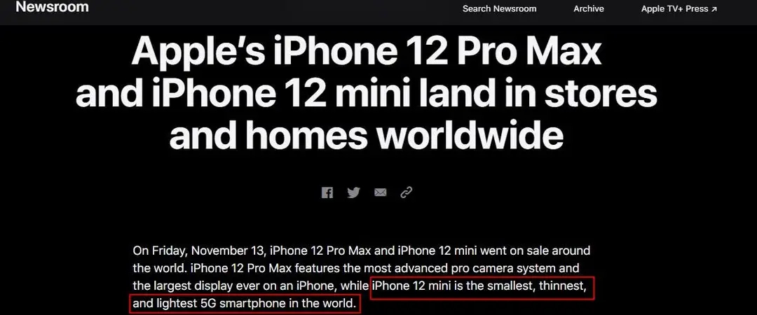 iphone 12 mini