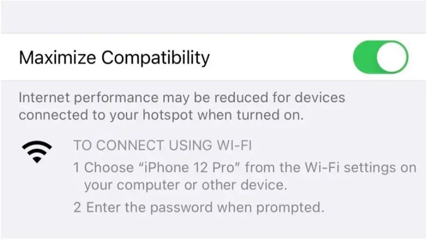 iphone 12 wifi
