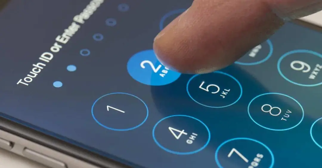 iphone password