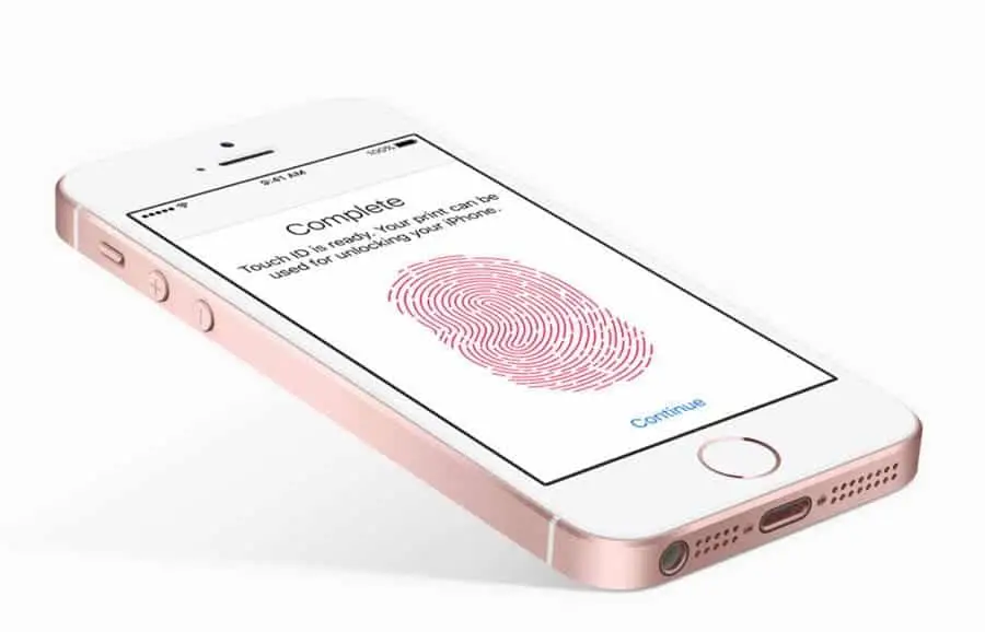 iphone se touch id