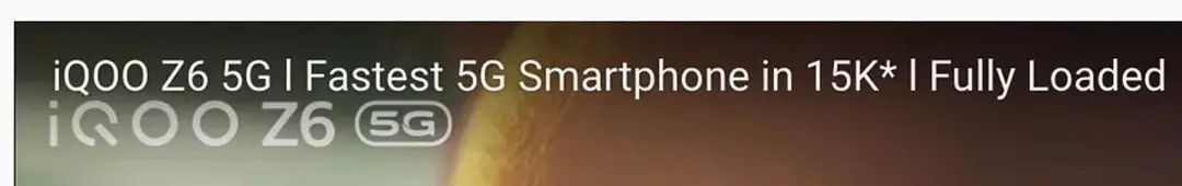 iqoo z6 india price teaser