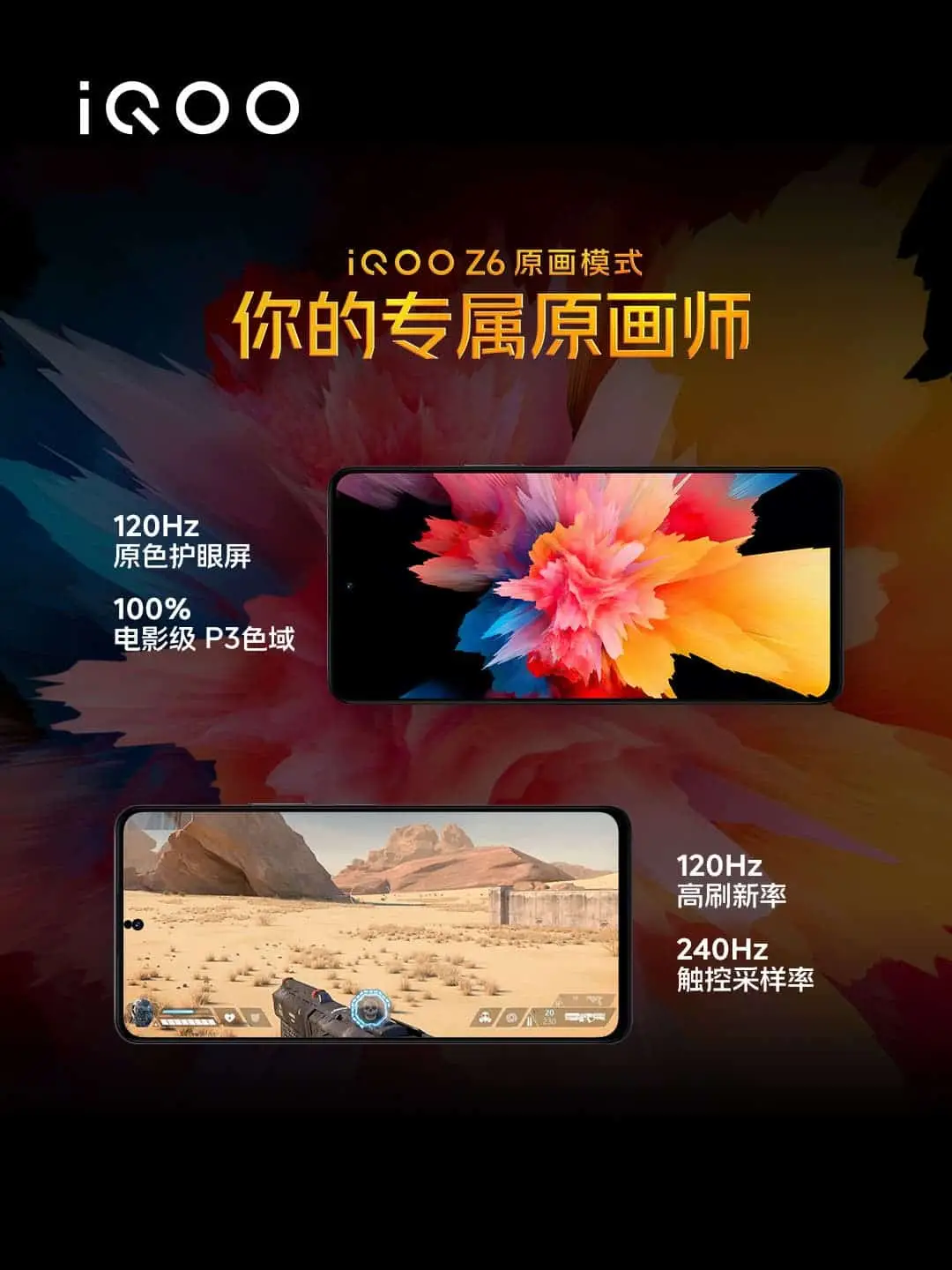 iqoo z6 screen