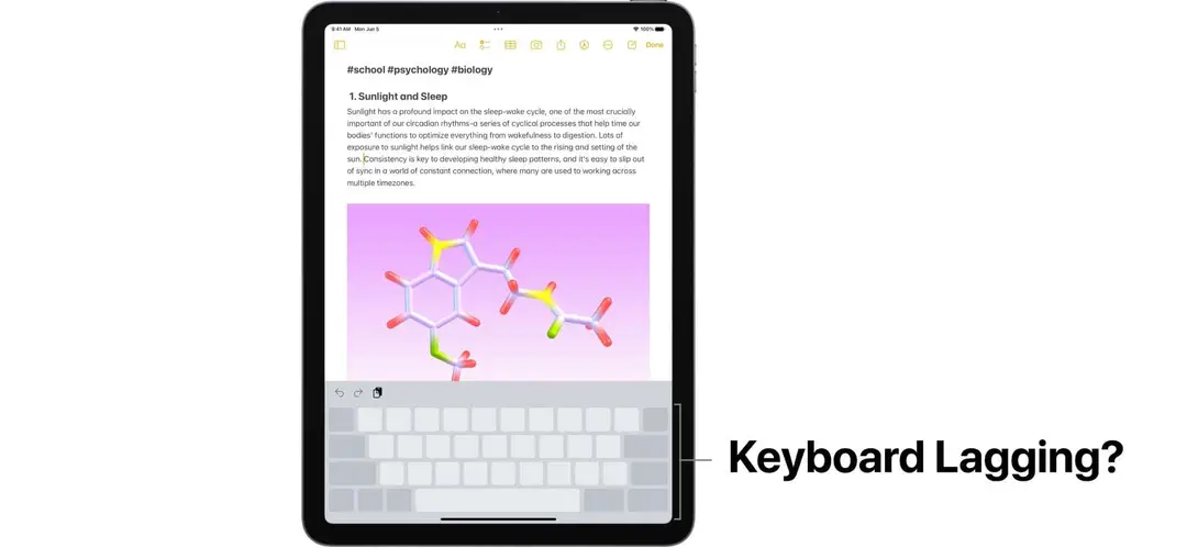 keyboard lagging