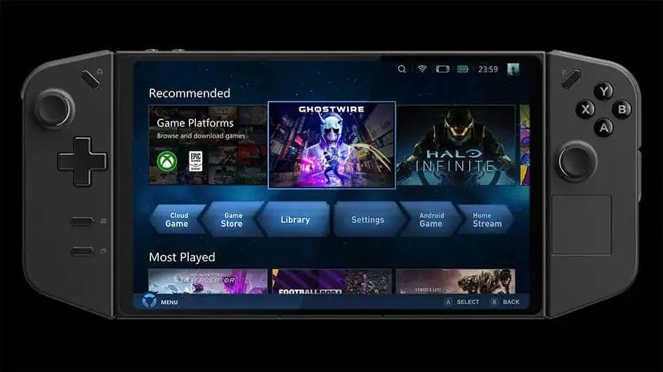 legion go screen