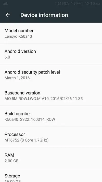lenovo k3 note marshmallow