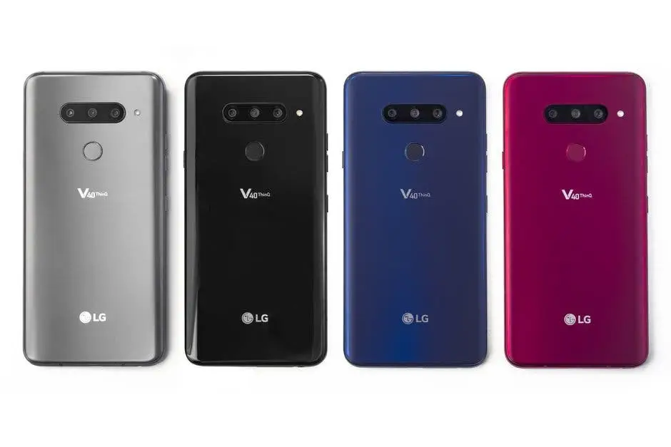 lg v40 thinq is announced with five cameras three at the back two at the front