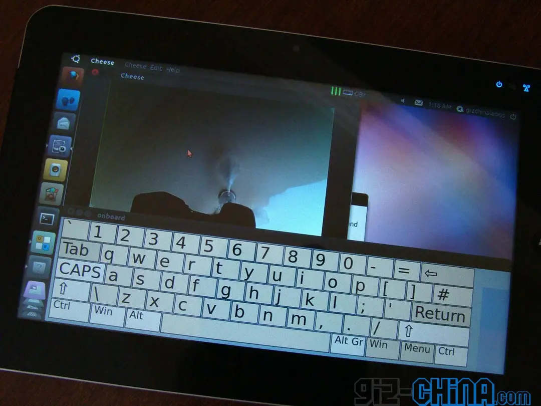 linux ubuntu tablet close up camera gizchina