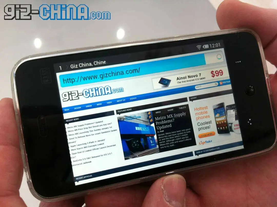 meizu mx hands on
