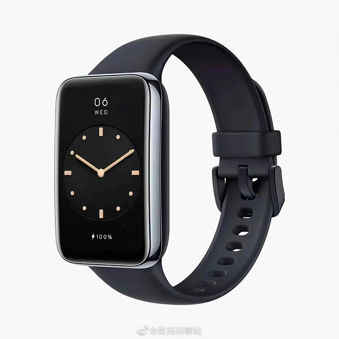 mi band 7 pro black digital chat station