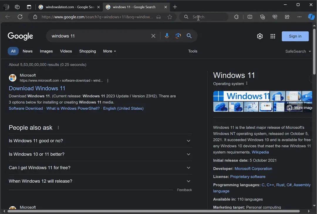 microsoft edge b