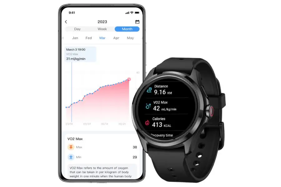 mobvoi ticwatch pro 5 health tracking features
