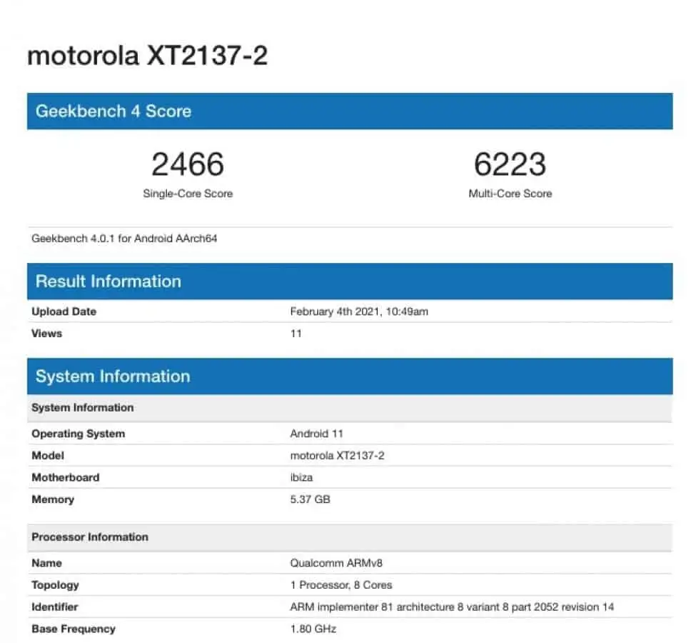 motorola ibiza