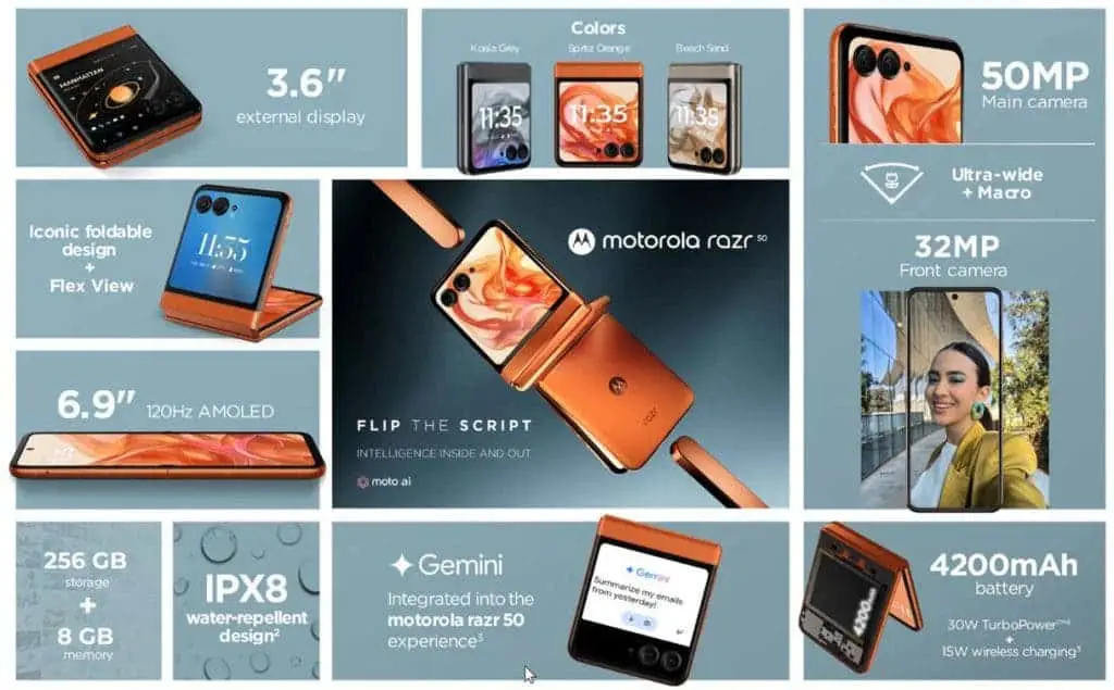 motorola razr 50 a