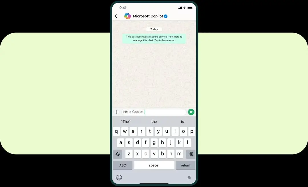 msft onwhatsapp hero image