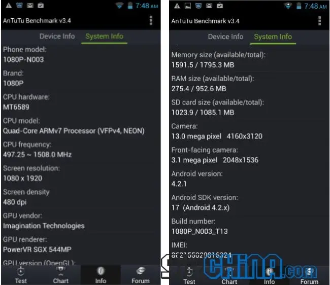 neo n003 specifications