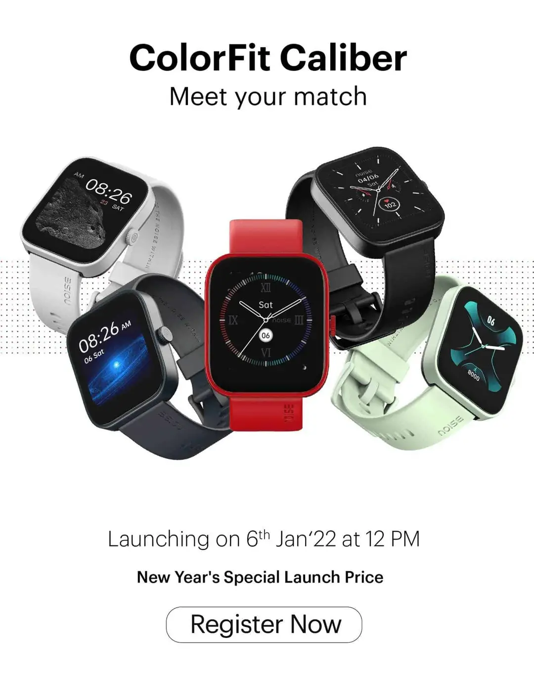 noise colorfit caliber launch in india