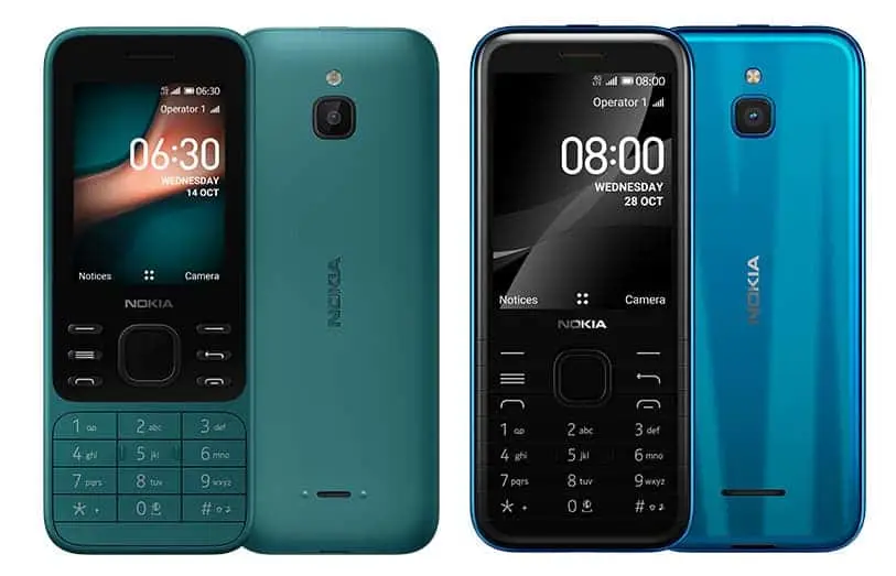 nokia 6300 4g and 8000 4g