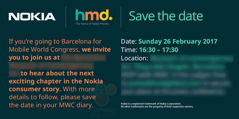 nokia mwc invite leak