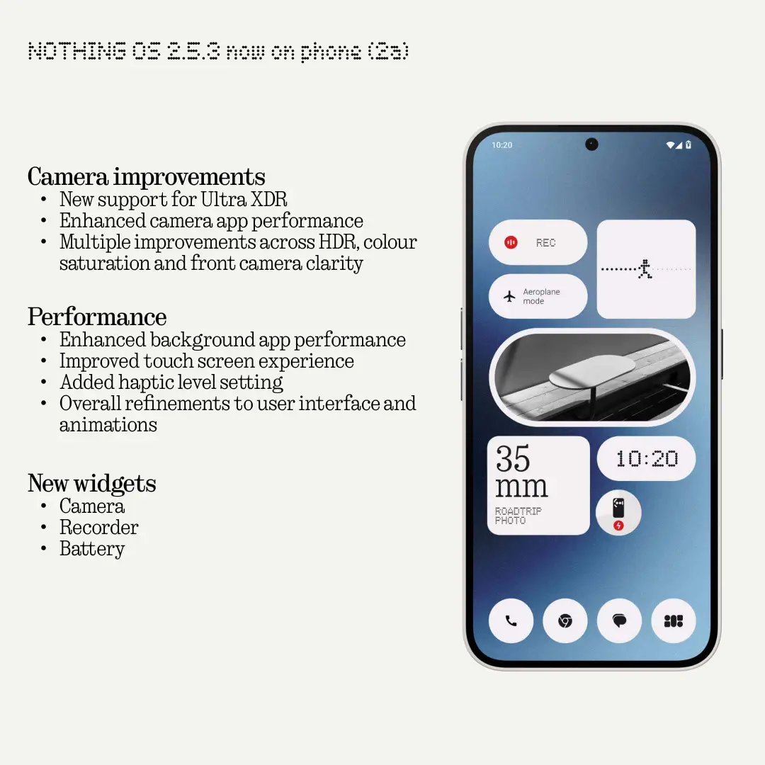 nothing phone 2a update