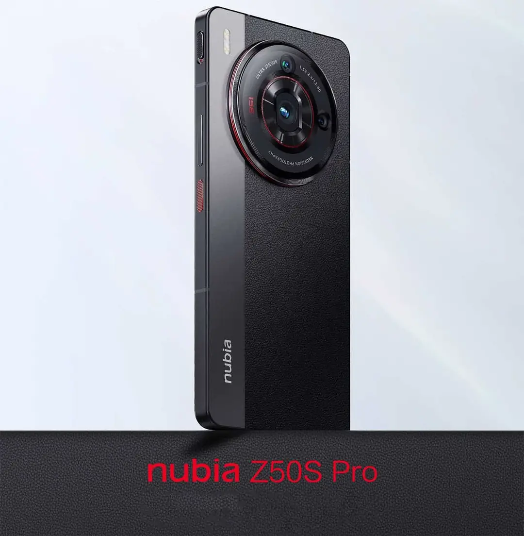 nubia z50s pro black leather