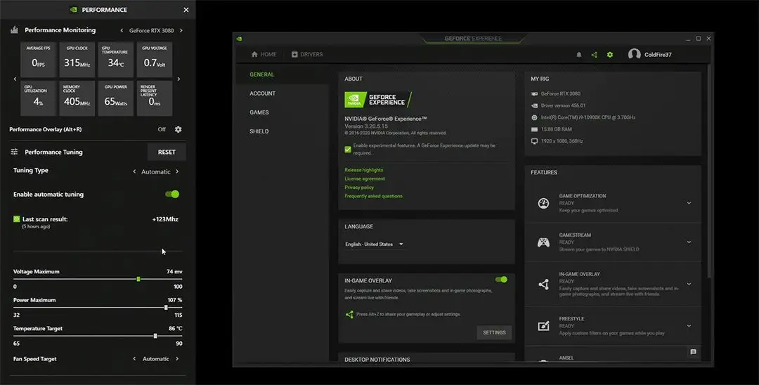 nvidia performance monitoring for pc bottlenecking issues
