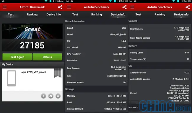 octacore goophone n3 antutu