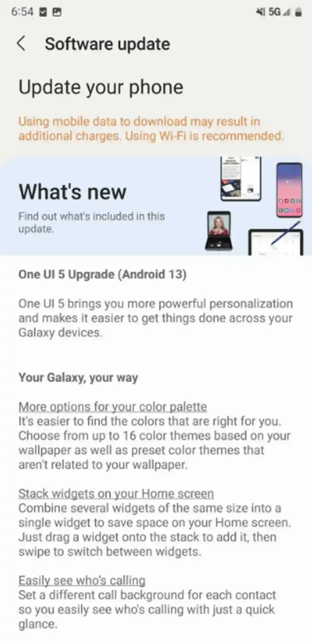 one ui 50 a