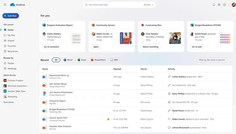 onedrive webview