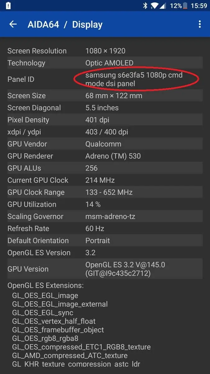 oneplus 3t display