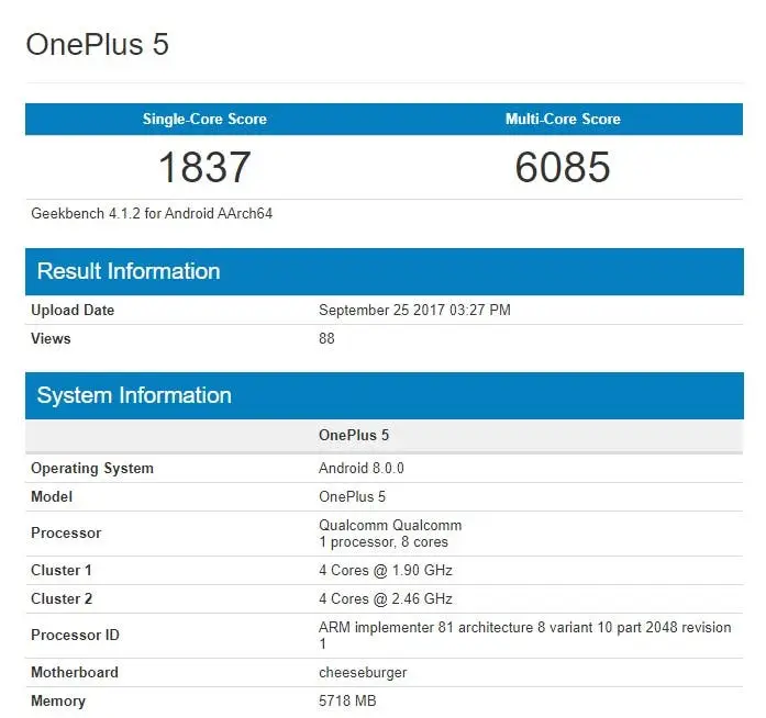 oneplus 5 android oreo