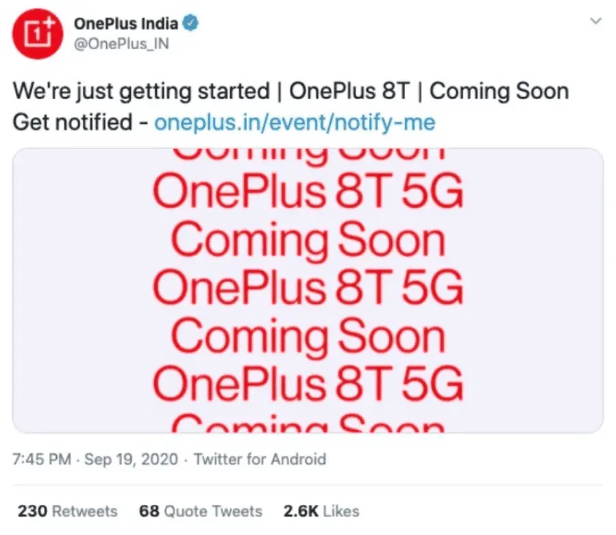 oneplus 8t a