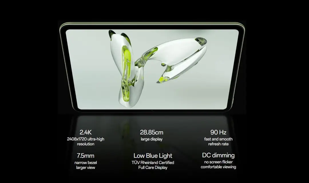 oneplus pad go screen