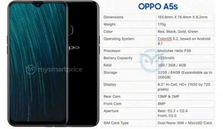 oppo a5s