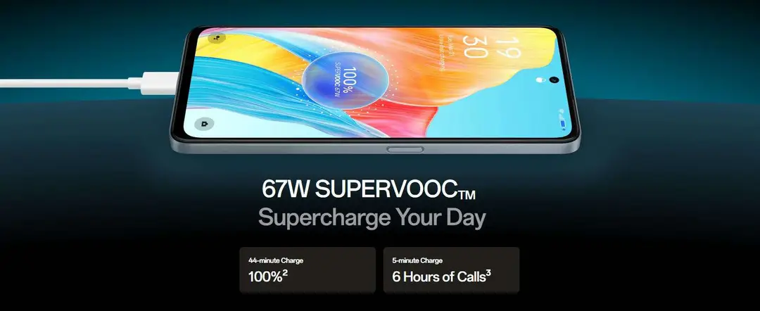 oppo a98 5g charging