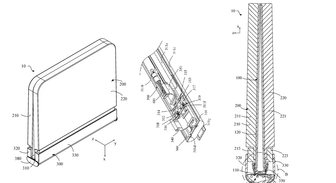 oppo flip phone patent d
