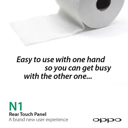 oppo n1 toilet paper