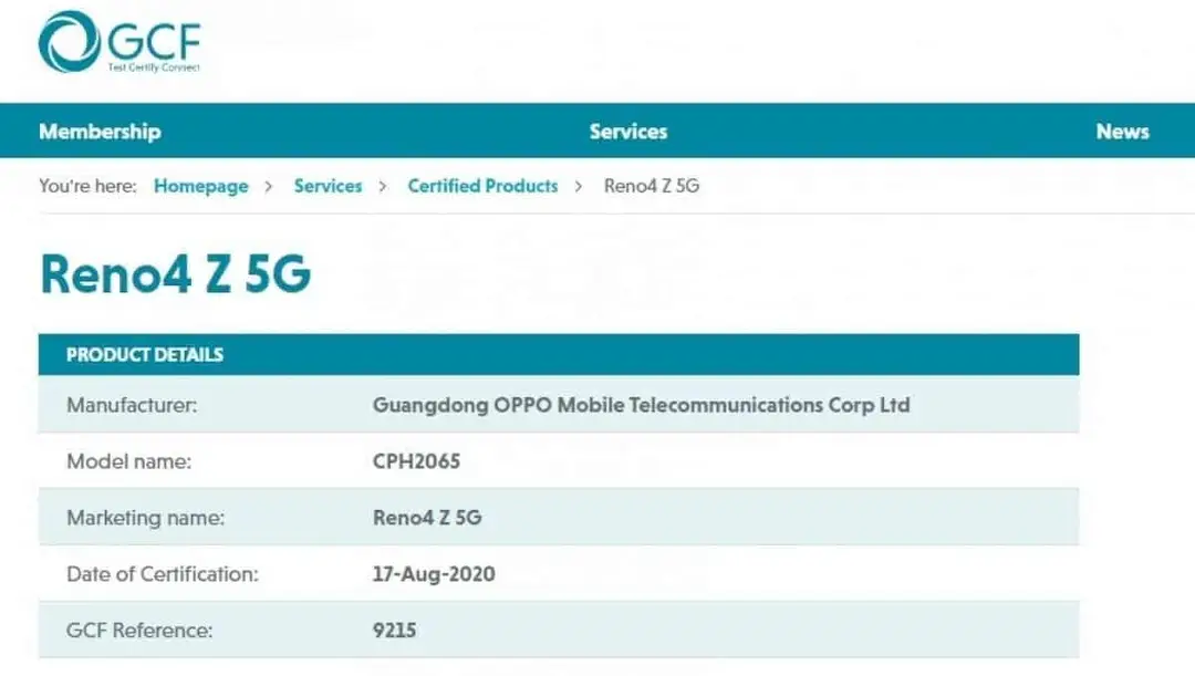 oppo reno4 5g