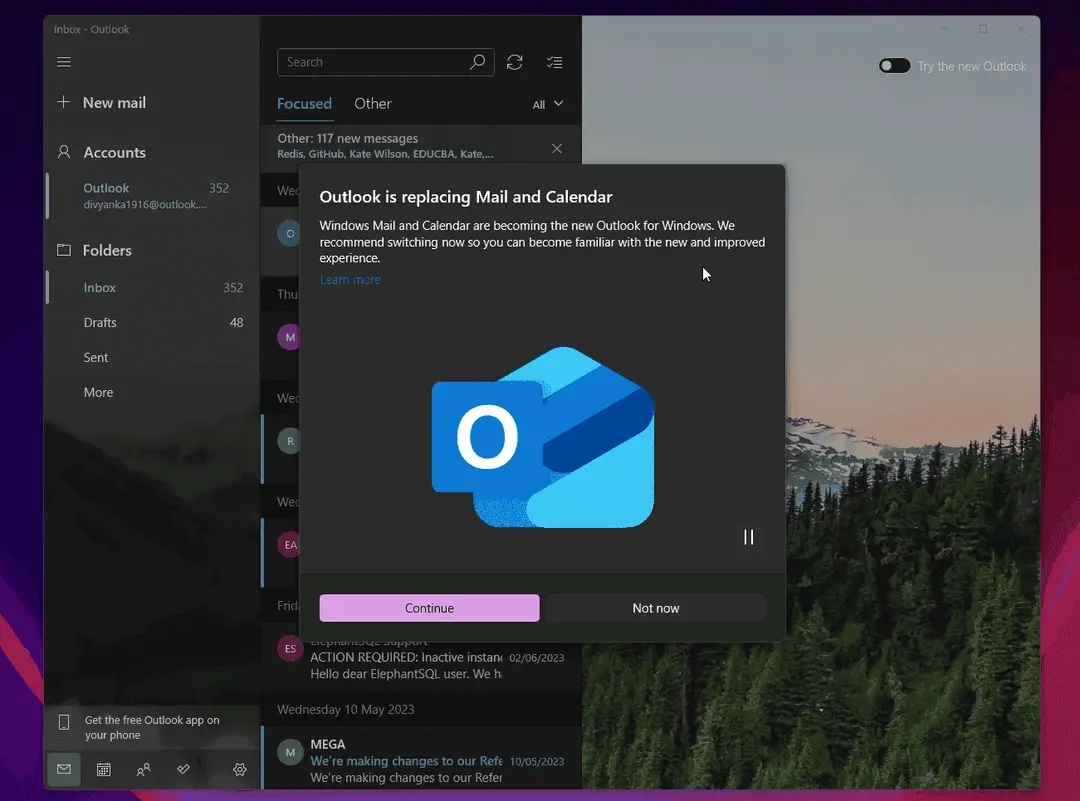 outlook a