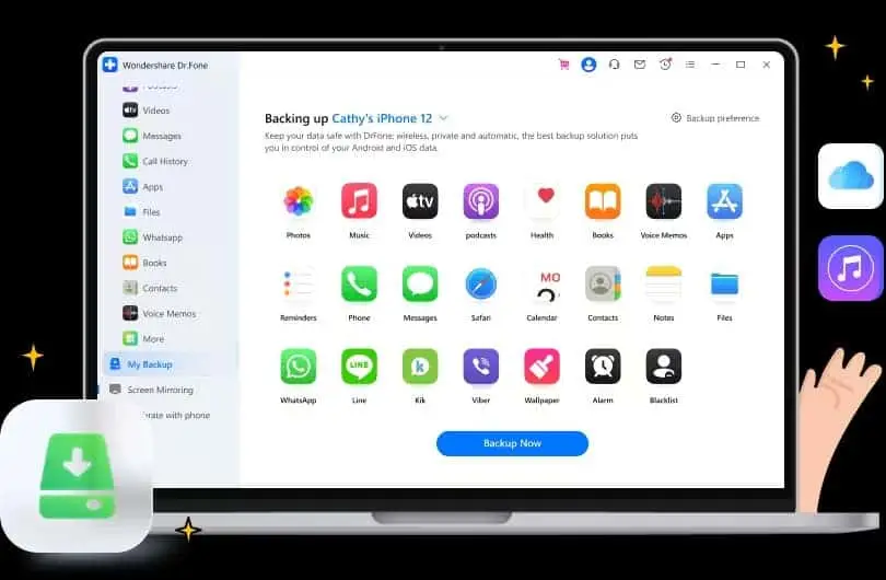 phone backup drfone