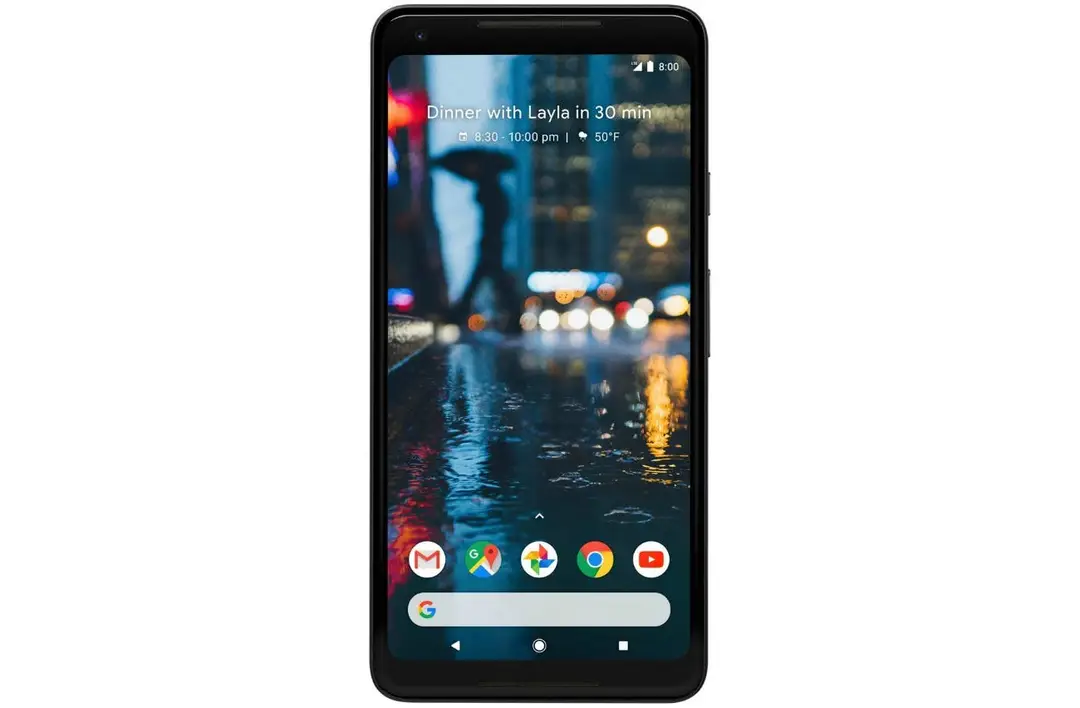 pixel 2 xl press render no case front