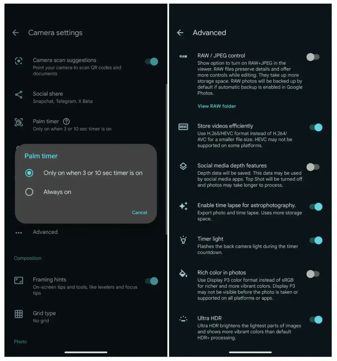 pixel camera a