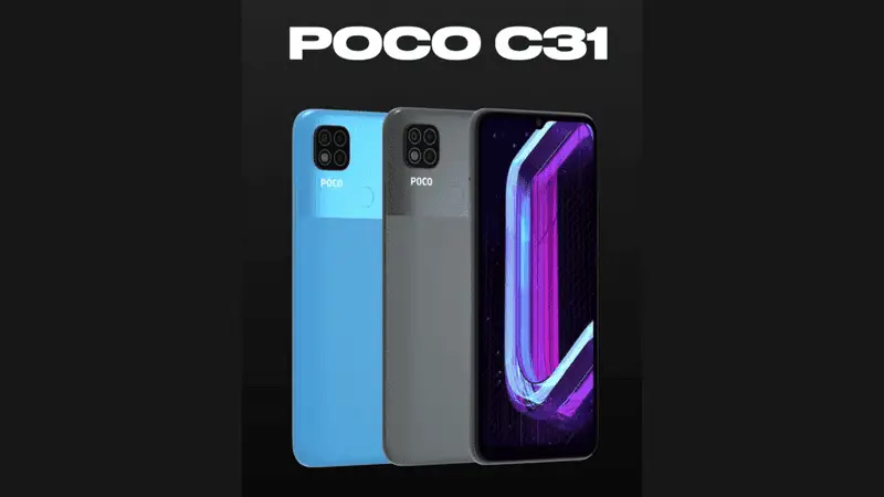 poco c31 sd