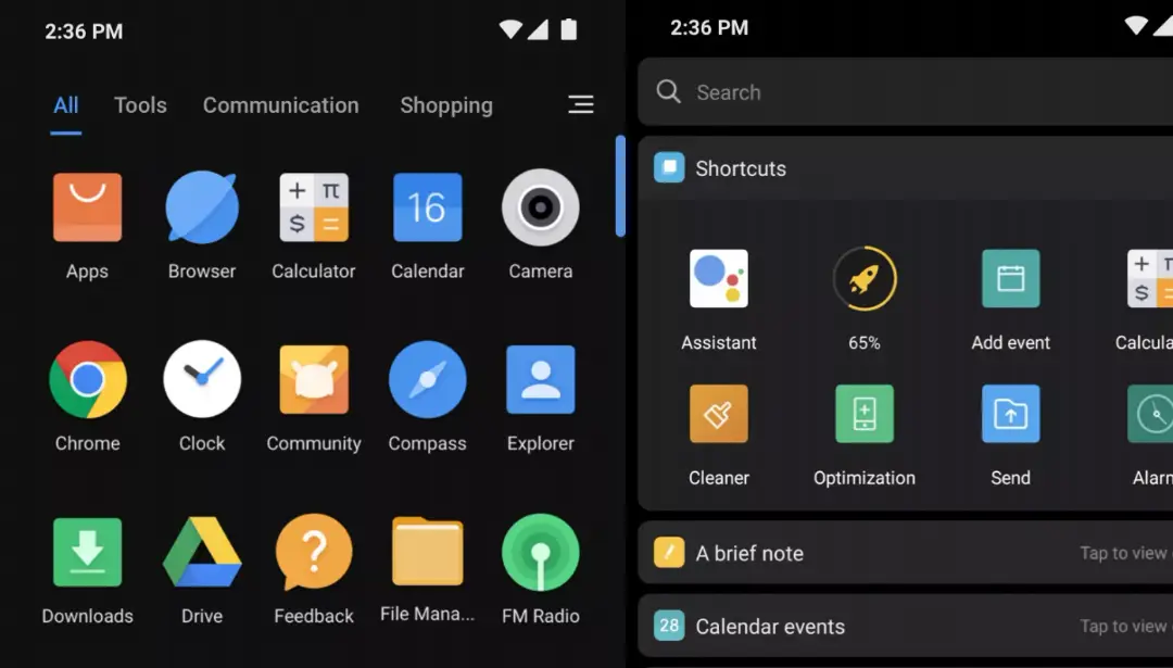 poco launcher dark modehero