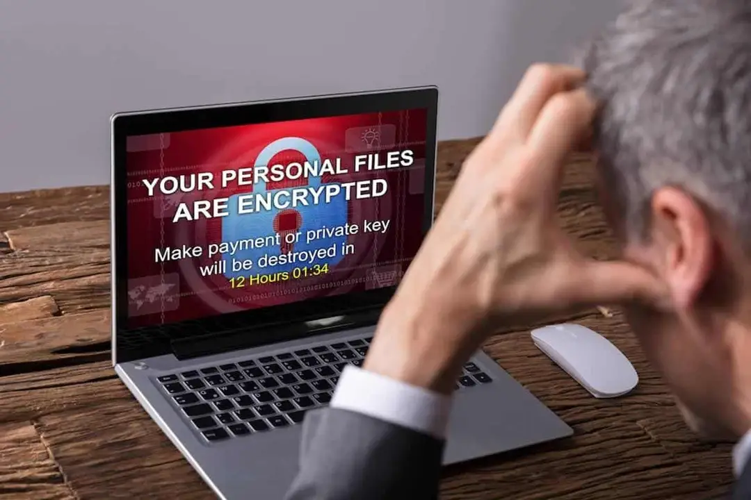 ransomware message